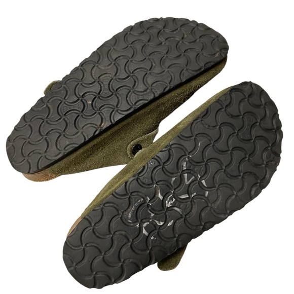 Birkenstock Boston MIxed Leather Clog Thyme Green Size 38 - Size 7-7.5 Womens - Picture 7 of 7
